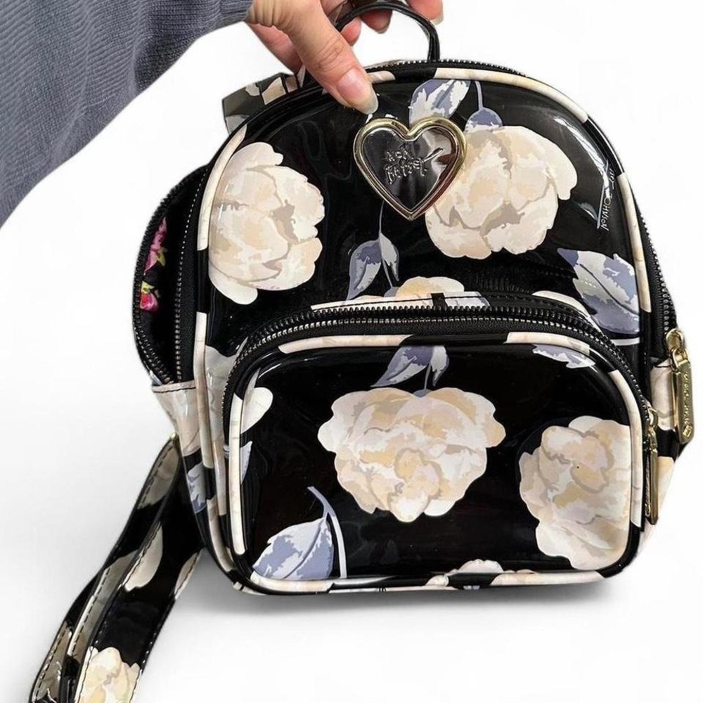 Betsey Johnson floral mini backpack